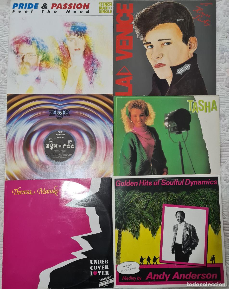 Discos de vinilo: Lote de 6 MAXI-SINGLES - EURO DISCO - Foto 1