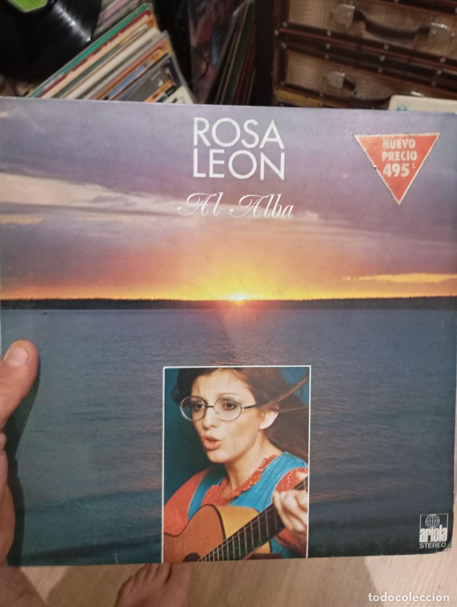 Discos de vinilo: LP ROSA LEON AL ALBA . VG++