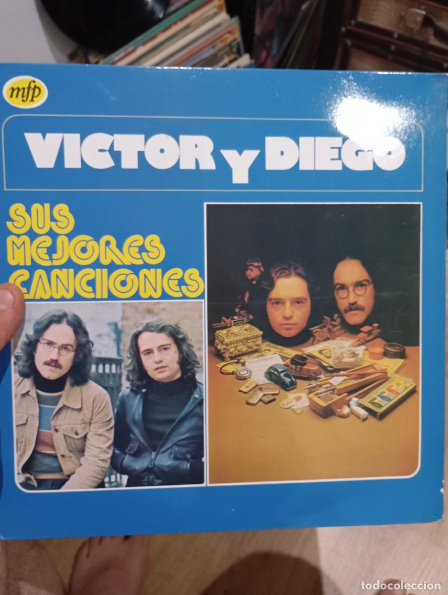 Discos de vinilo: LP VICTOR Y DIEGO SUS MEJORES CANCIONES . VG++