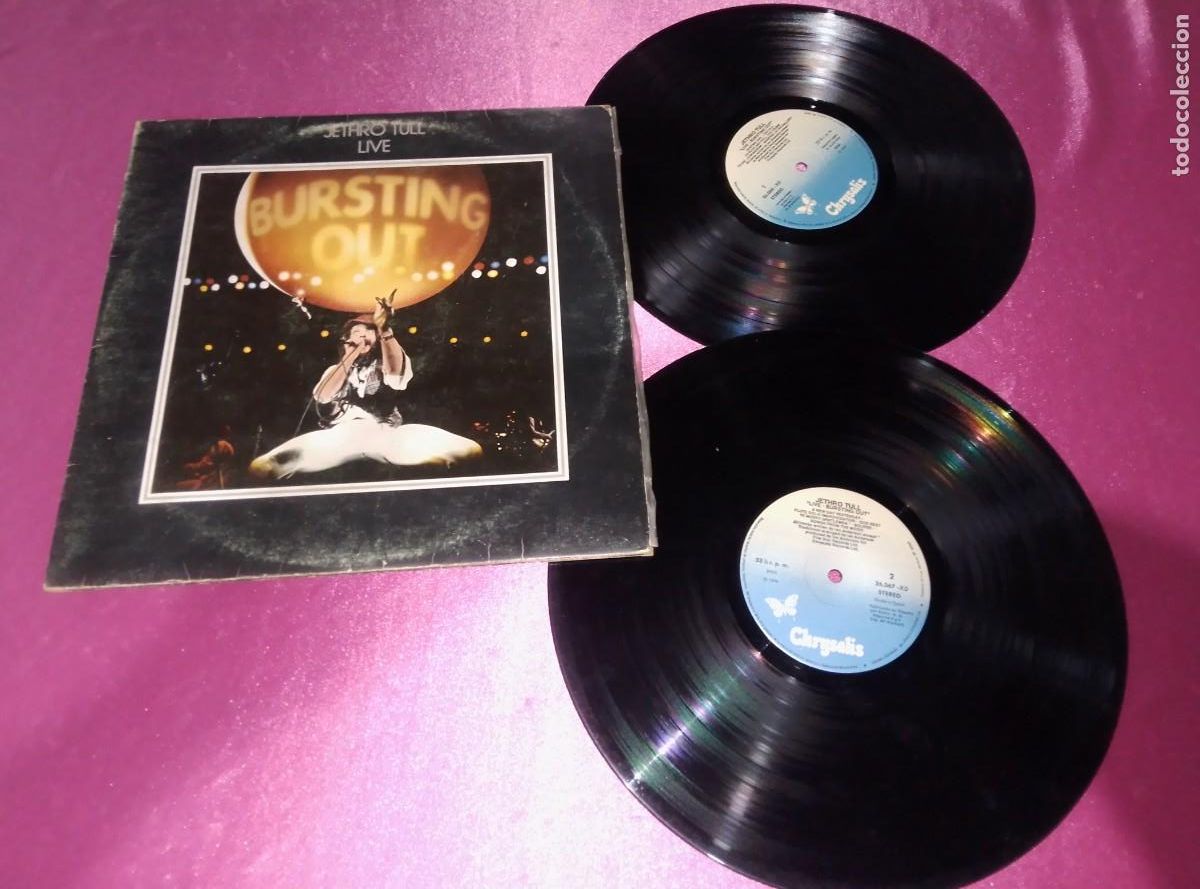 Discos de vinilo: JETHRO TULL LIVE DOBLE 1978 LP L32 4 1