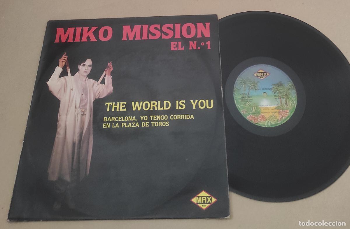 Discos de vinilo: MIKO MISSION EL N&ordm; 1 (THE WORLD IS YOU) MAXI ESPA&Ntilde;A 1985