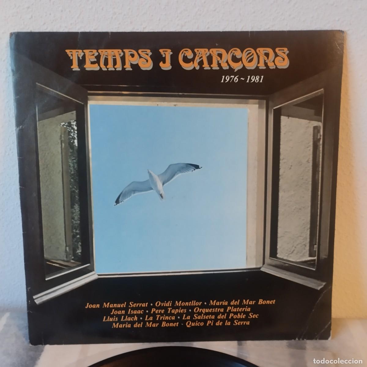 Discos de vinilo: LP Various - Temps I Can&ccedil;ons 1976-1981 (LP, Comp) 1981 Espa&ntilde;a