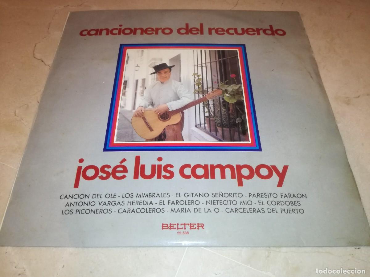 Discos de vinilo: JOS&Eacute; LUIS CAMPOY-CANCIONERO DEL RECUERDO-ORIGINAL 1971