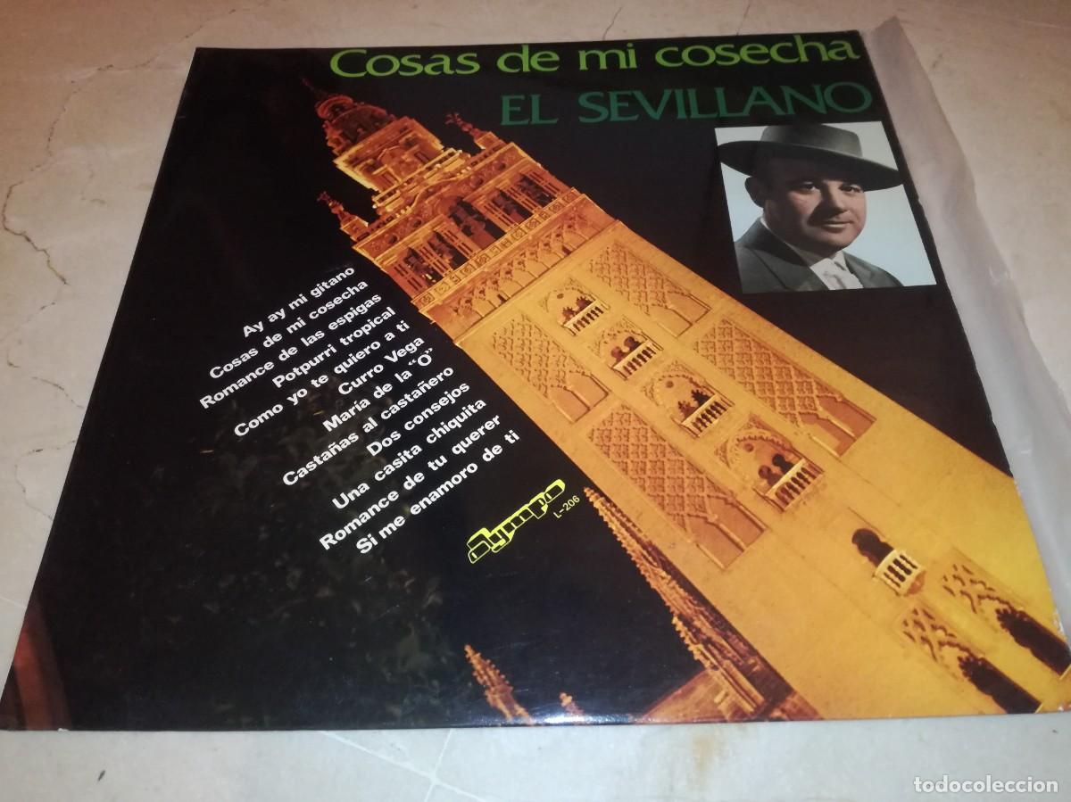 Discos de vinilo: EL SEVILLANO-COSAS DE MI COSECHA-ORIGINAL 1974-EN EXCELENTE ESTADO