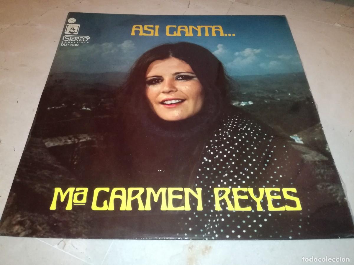 Discos de vinilo: M&ordf; CARMEN REYES-ASI CANTA...-ORIGINAL 1973-EN EXCELENTE ESTADO