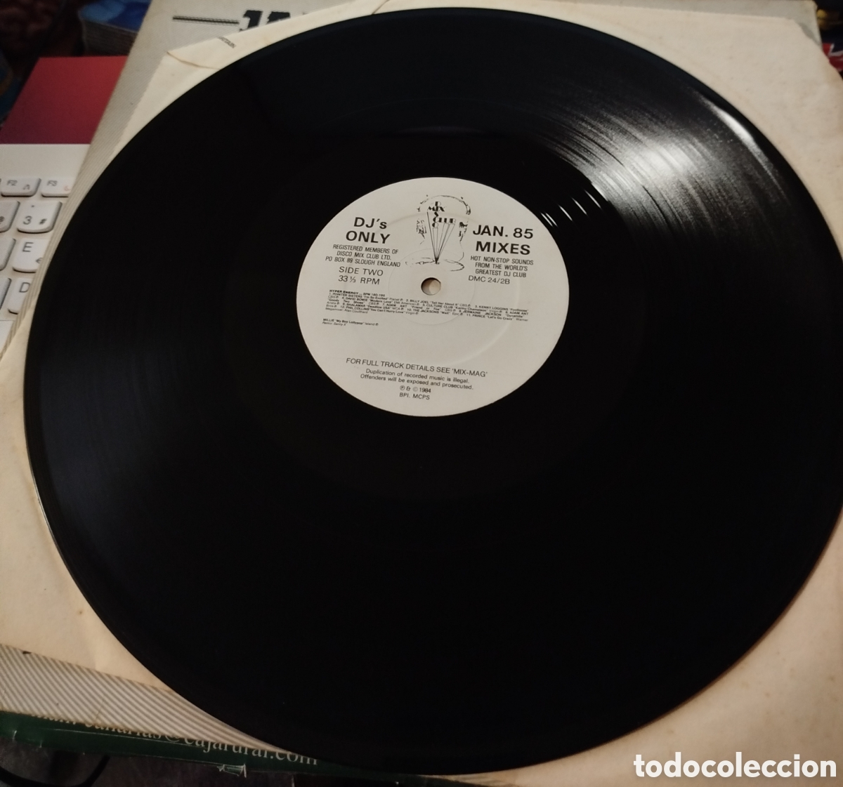 Discos de vinilo: January 85 - The Mixes. DJs only - Foto 3