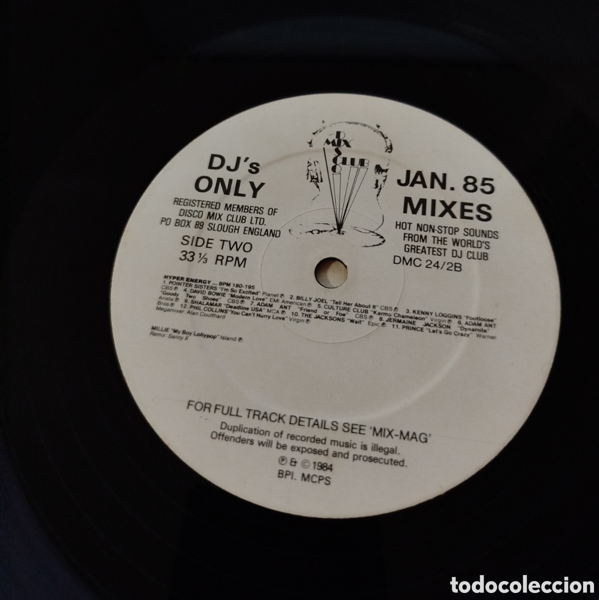 Discos de vinilo: January 85 - The Mixes. DJs only - Foto 4