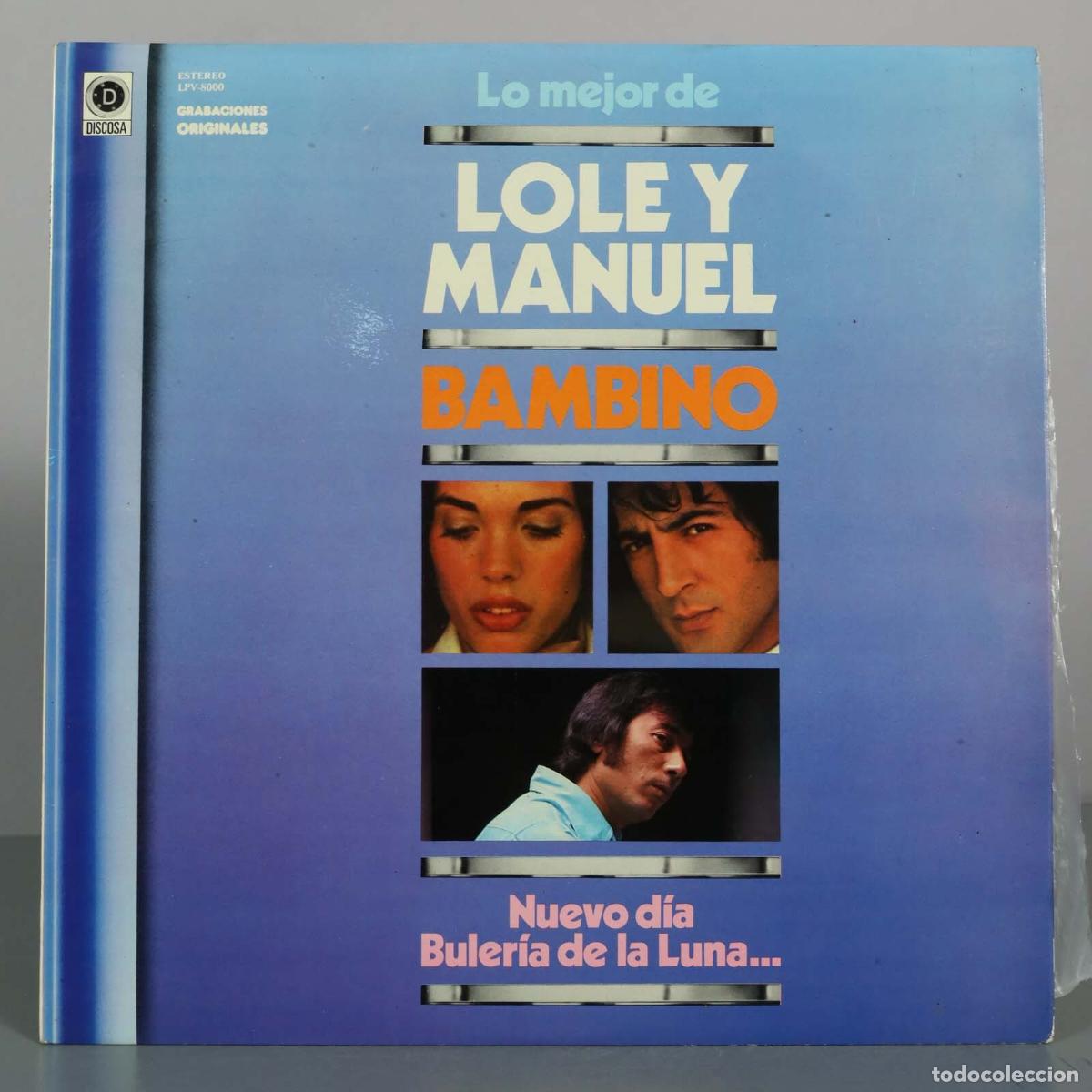 Disques de vinyle: LP. Lo Mejor de Lole y Manuel y Bambino - Discosa