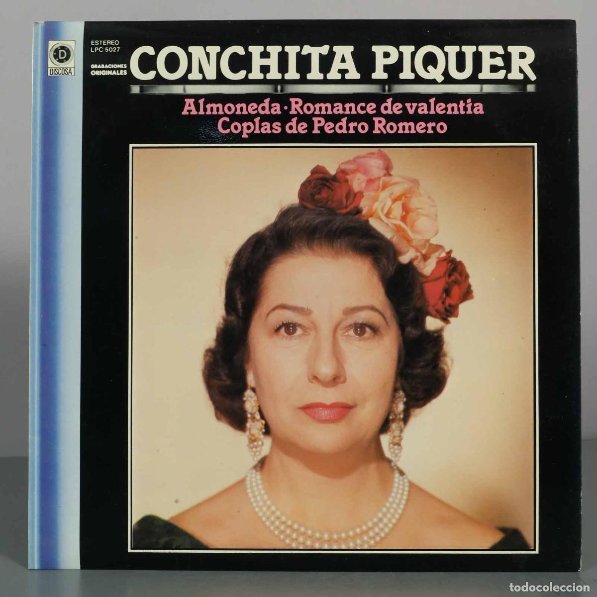 Disques de vinyle: LP. Almoneda, Romance de valent&iacute;a, Coplas de Pedro Romero - Conchita Piquer