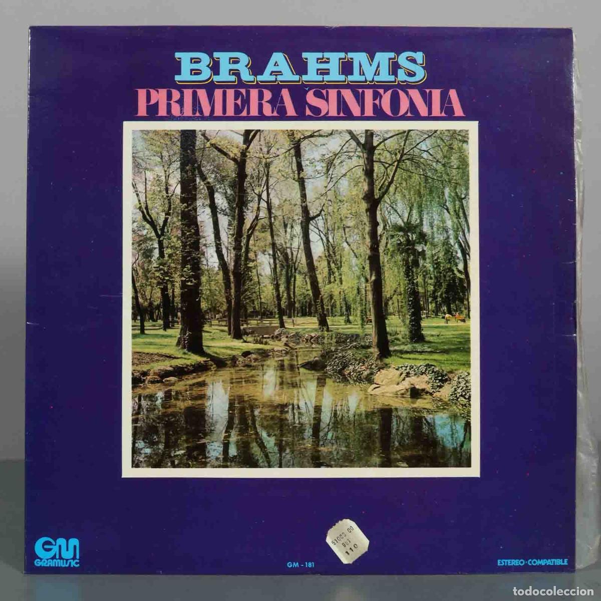 Discos de vinilo: LP. Primera Sinfon&iacute;a - Johannes Brahms - Orquesta Sinf&oacute;nica de Londres - Gramusic