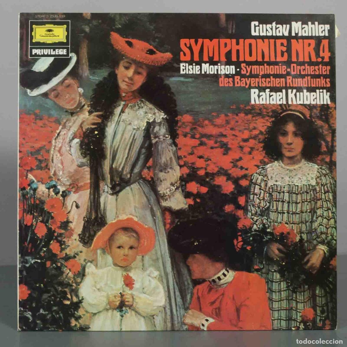 Discos de vinilo: LP. Gustav Mahler - Symphonie Nr.4 - Elsie Morison, Symphonie-Orchester des Bayerischen Rundfunks,
