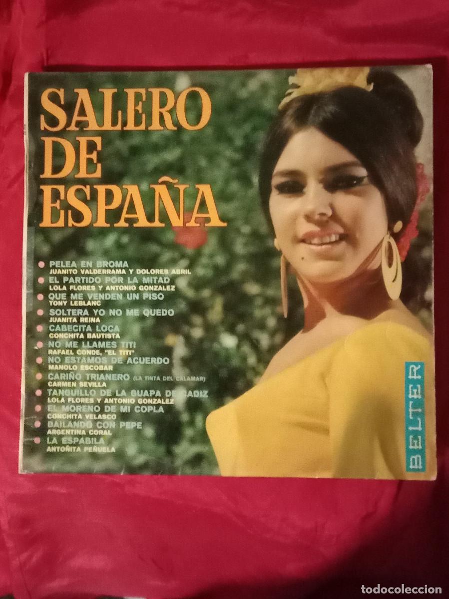 Discos de vinilo: Salero de Espa&ntilde;a - Recopilatorio - Diferentes Artistas - Edit. Discos BELTER. S.A. 1969