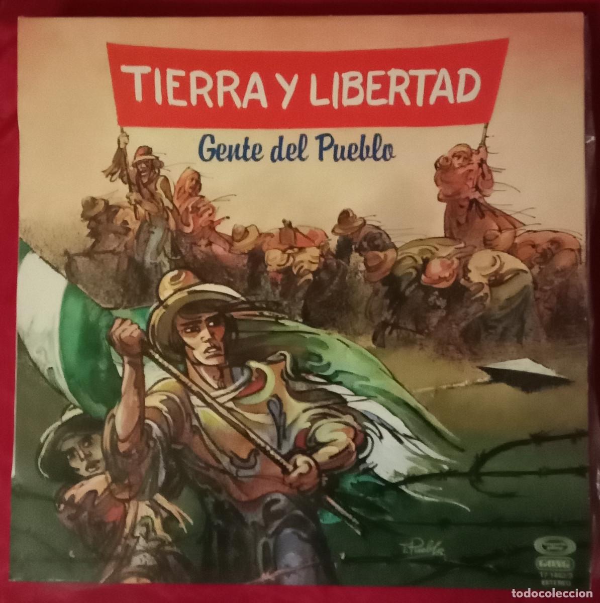 Discos de vinilo: Tierra y Libertad - Gente del Pueblo - Quieren Callarnos / Toma Tu Tierra... - Edit. MoviePlay. 1979