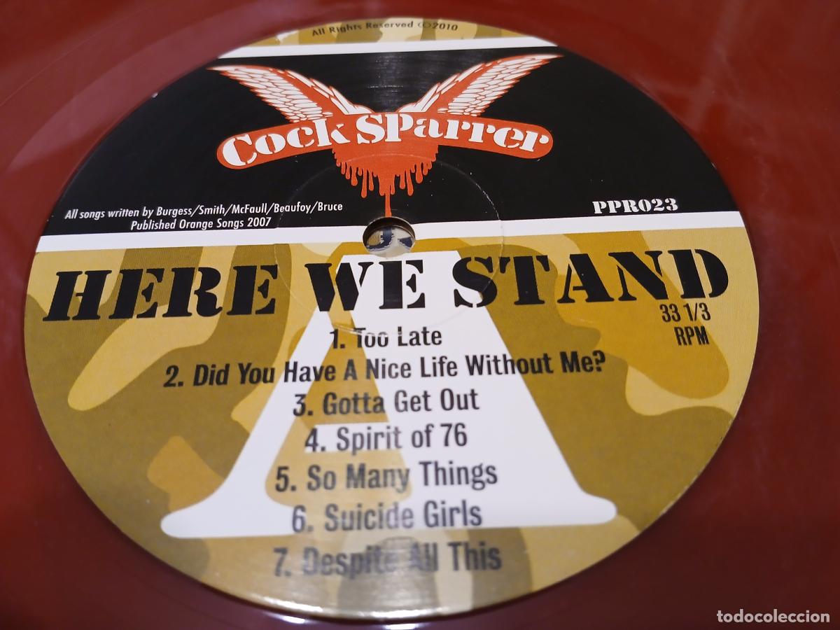 Discos de vinilo: Cock Sparrer &ndash; Here We Stand- (2016) LP + CD + DVD - Foto 3