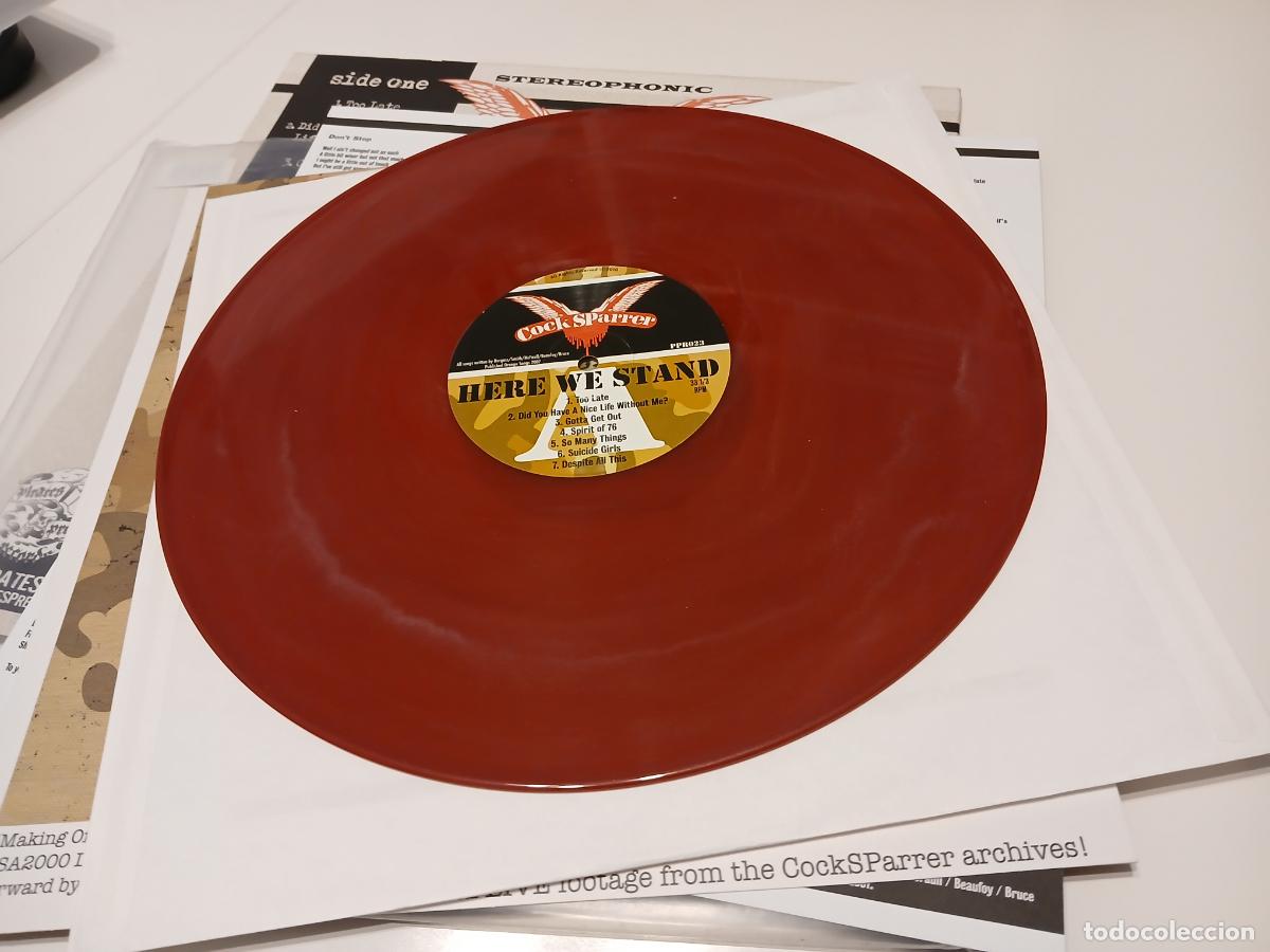 Discos de vinilo: Cock Sparrer &ndash; Here We Stand- (2016) LP + CD + DVD - Foto 4