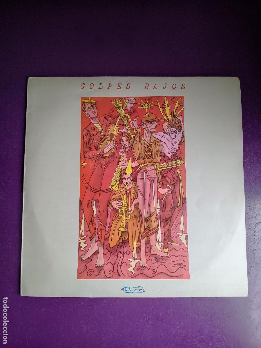Discos de vinilo: Golpes Bajos - MINI LP NUEVOS MEDIOS 1983 - EDICION ORIGINAL CON INSERT, SIN APENAS USO