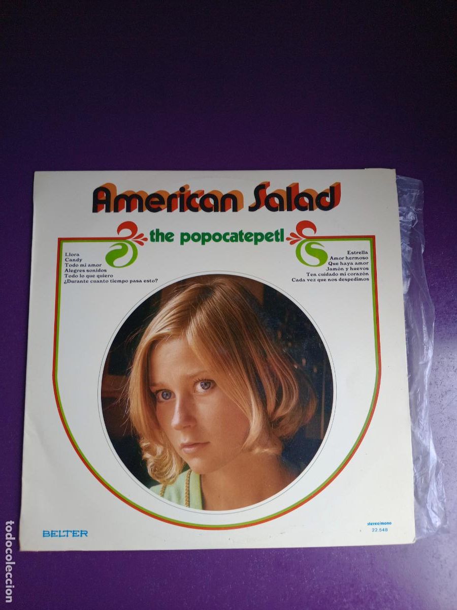 Discos de vinilo: The Popocatepetl &ndash; American Salad - LP BELTER 1971 - LATIN LOUNGE - SIN APENAS USO