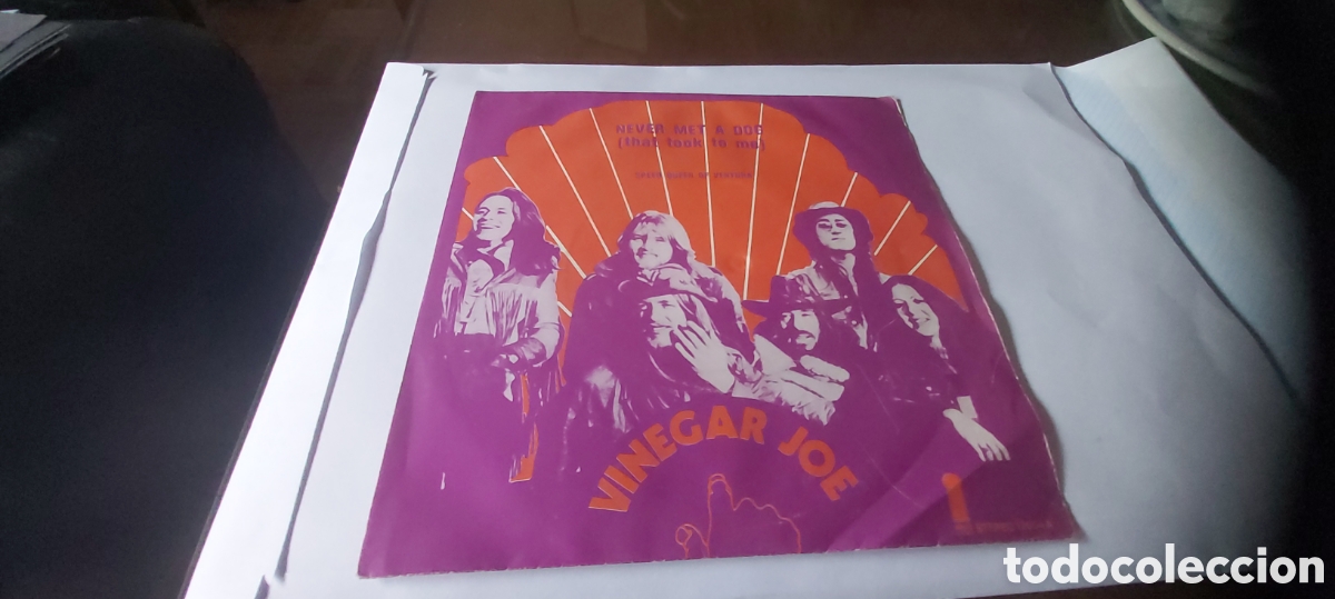 Discos de vinilo: SINGLE NEVER MET A DOG. VINEGAR JOE
