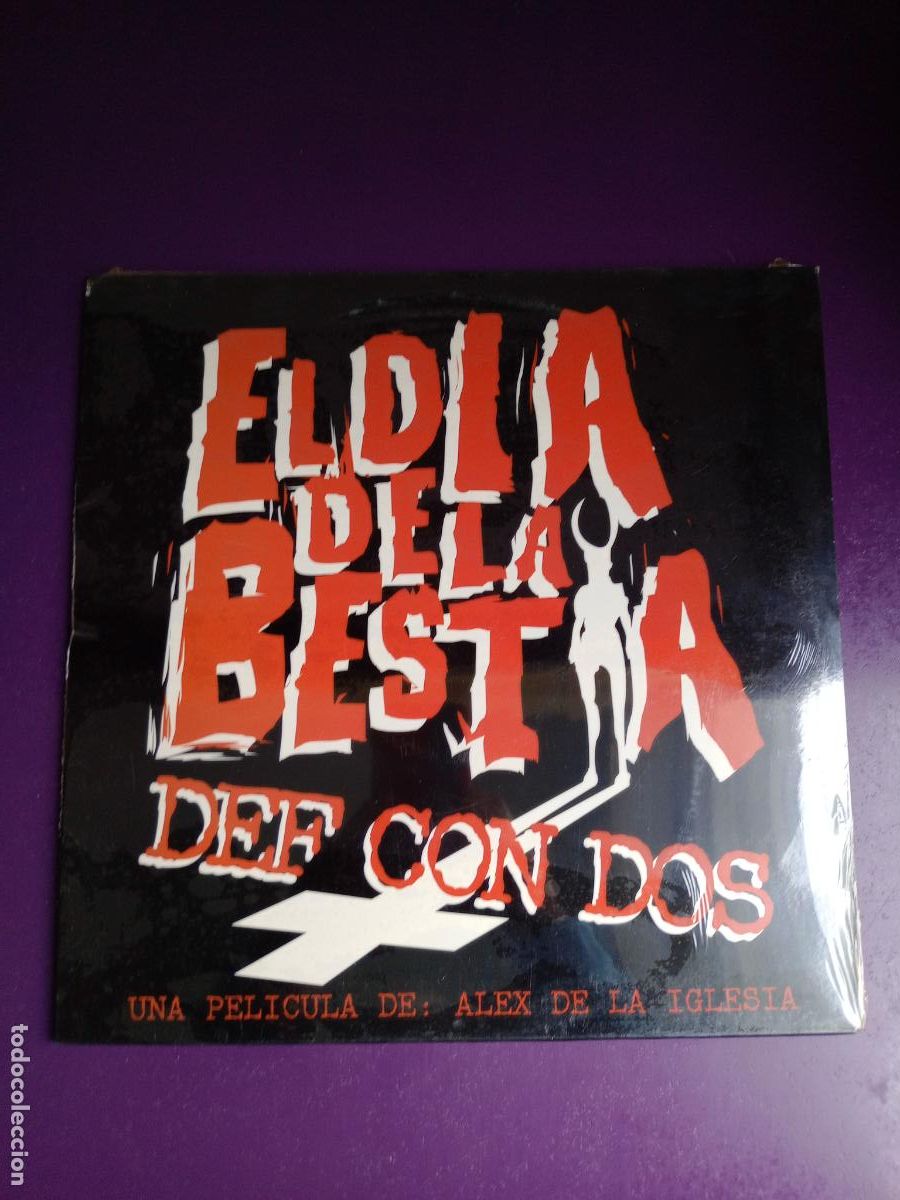Discos de vinilo: Def Con Dos &lrm;&ndash; El D&iacute;a De La Bestia - MAXI DRO 1996 PRECINTADO - BSO CINE - METAL, HIP HOP,
