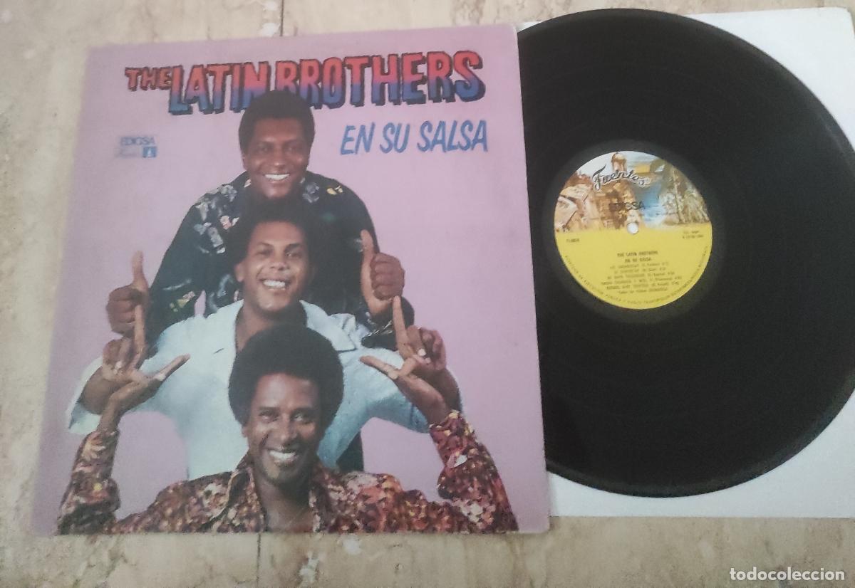 Discos de vinilo: THE LATIN BROTHERS*en su salsa *LP FUENTES 1980*LATIN SALSA