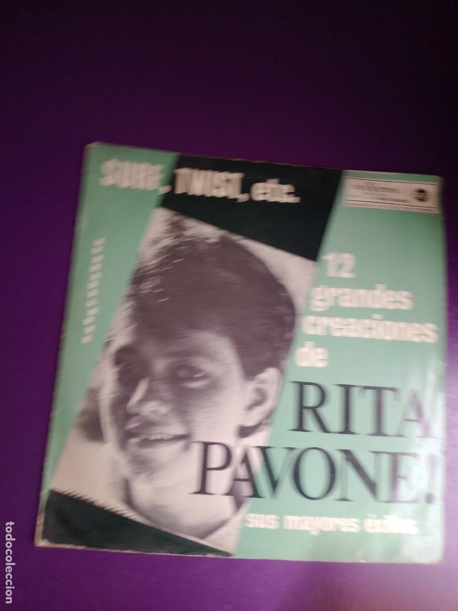 Discos de vinilo: 12 Grandes Creaciones De Rita Pavone - Sus Mayores &Eacute;xitos - LP RCA 1964 - ITALIA POP, USO LEVE