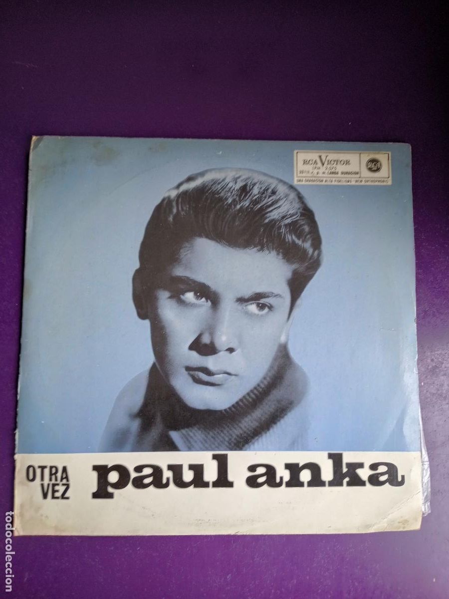 Discos de vinilo: Otra Vez Paul Anka! = Let's Sit This One Out - LP RCA 1962 - ROCK POP, USO LEVE
