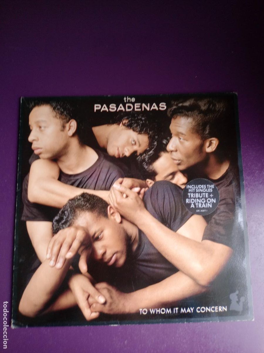 Discos de vinilo: THE PASADENAS &ndash; TO WHOM IT MAY CONCERN - LP CBS 1988 - SIN USO, NUEVO SOUL FUNK 80'S