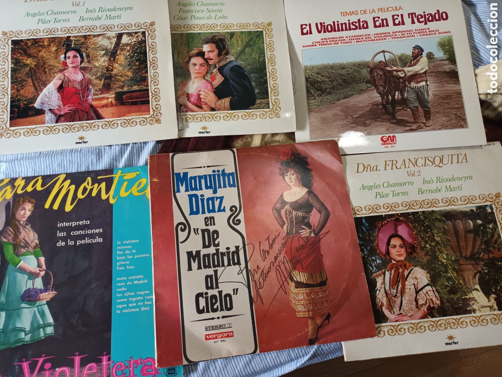 Discos de vinilo: COLECCI&Oacute;N DE 6 VINILOS DISTINTOS ESTILOS MUSICALES