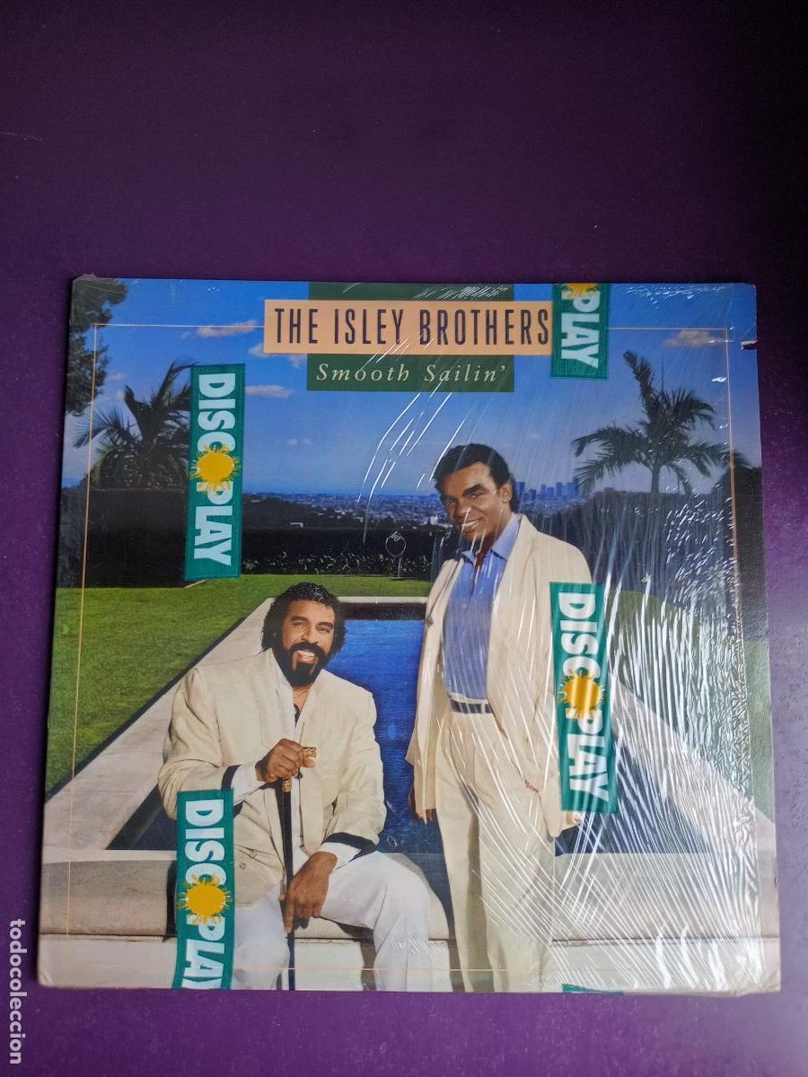 Discos de vinilo: THE ISLEY BROTHERS &lrm;&ndash; SMOOTH SAILIN' - LP WARNER 1987 SIN USO - EDICION USA - FUNK SOUL R&B
