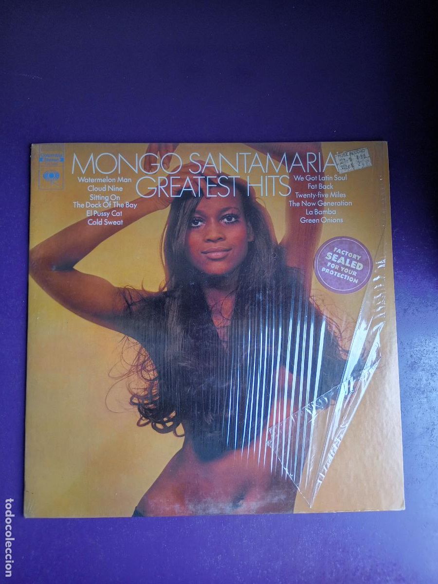 Discos de vinilo: Mongo Santamaria - grandes exitos - LP COLUMBIA 1970 SIN USO - LATIN JAZZ CUBA