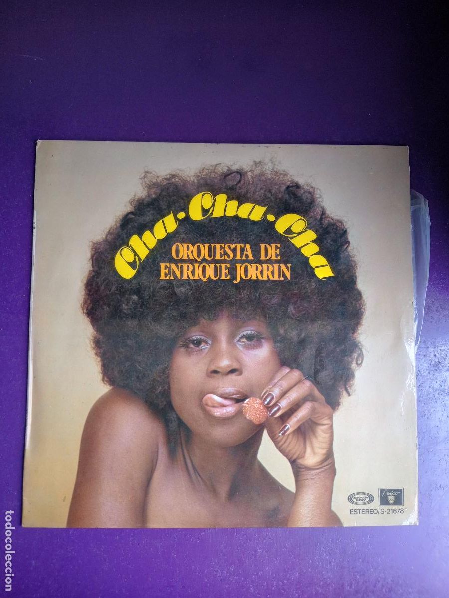 Discos de vinilo: Orquesta De Enrique Jorr&iacute;n &lrm;&ndash; Cha-Cha-Cha - LP MOVIEPLAY AREITO 1975 SIN USO - LATIN JAZZ CUBA