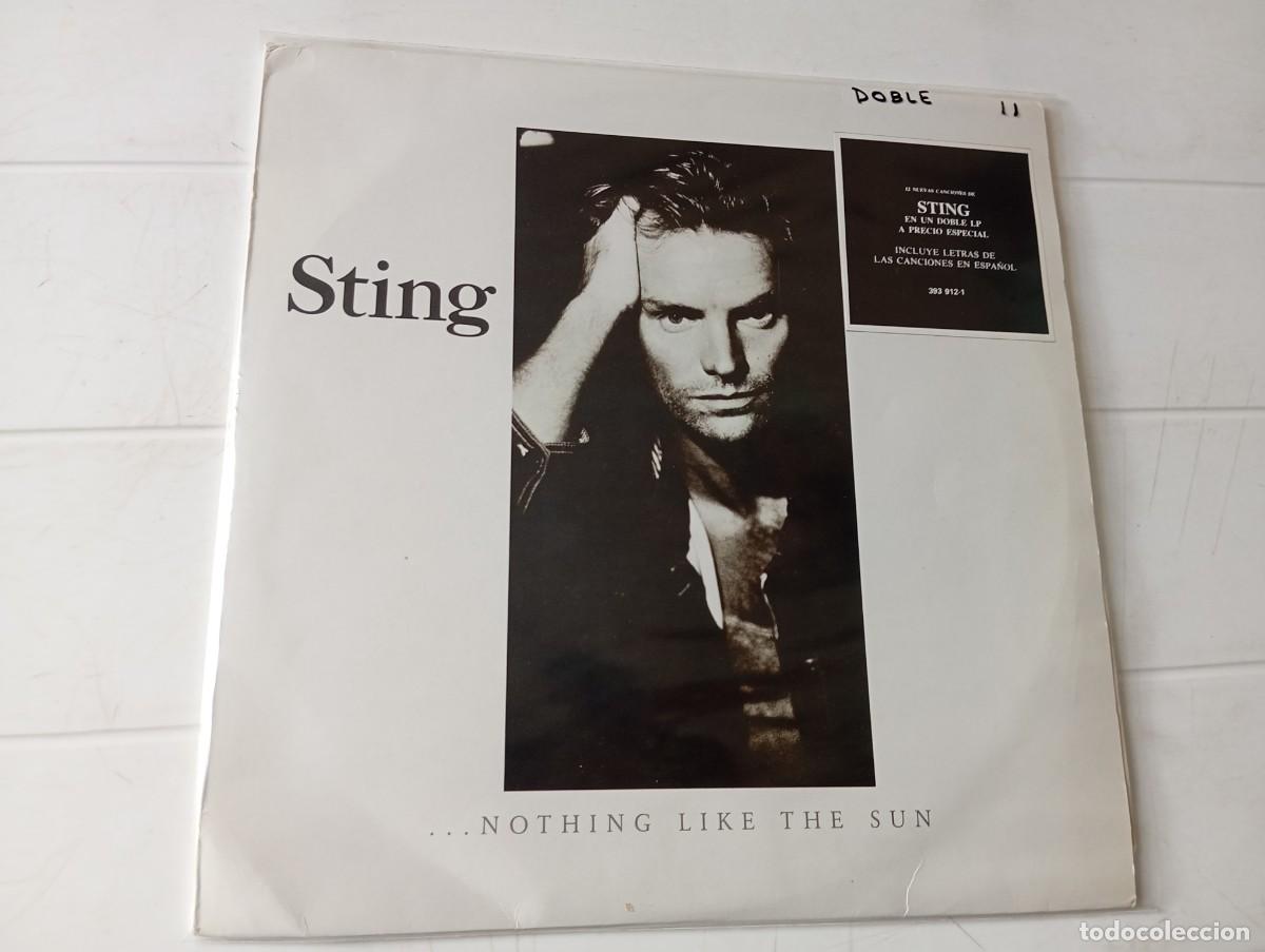 Discos de vinilo: LP STING - NOTHING LIKE THE SUN (DOBLE)