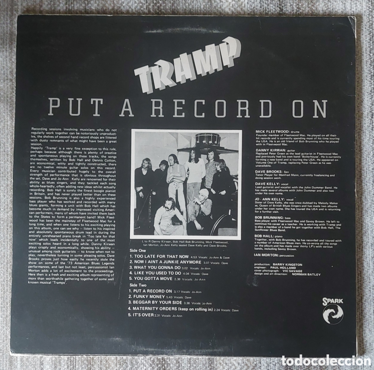 Discos de vinilo: TRAMP (FLEETWOOD MAC) - Put a record on - Foto 2