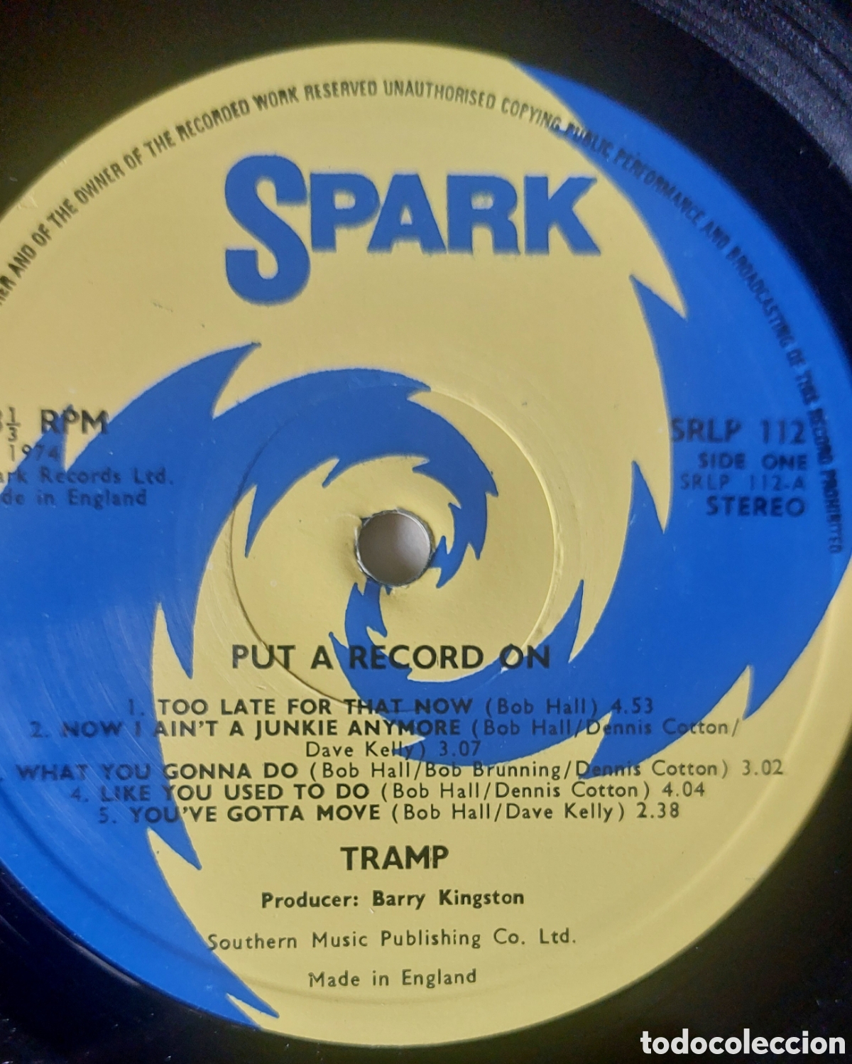 Discos de vinilo: TRAMP (FLEETWOOD MAC) - Put a record on - Foto 4