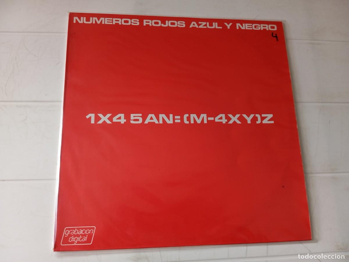 Discos de vinilo: LP AZUL Y NEGRO - NUMEROS ROJOS