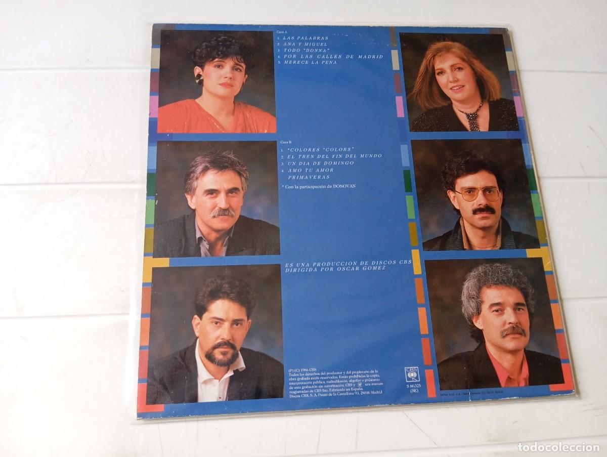 Discos de vinilo: LP MOCEDADES - COLORES - Foto 2