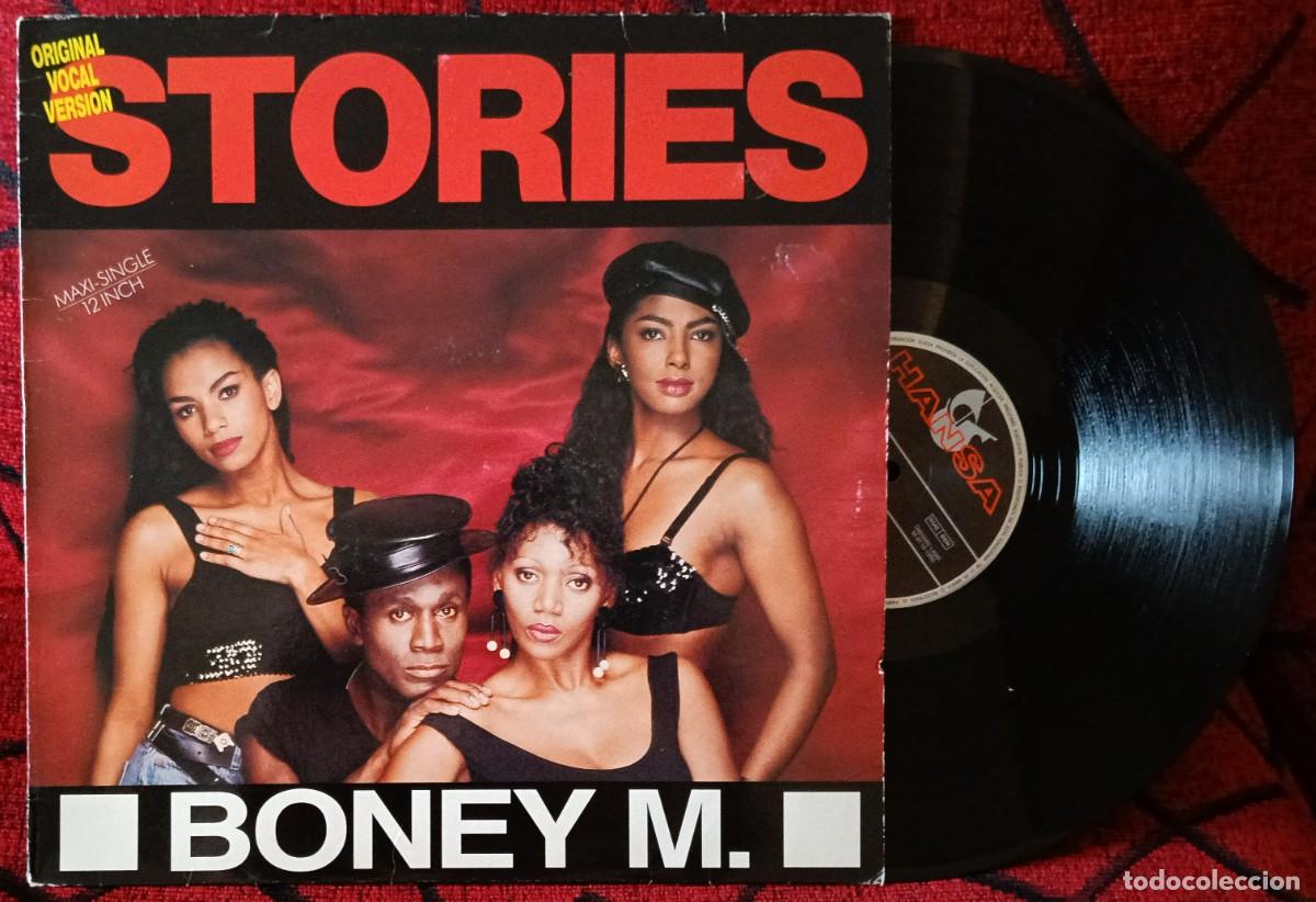 Discos de vinilo: BONEY M ** Stories ** MAXI SINGLE VINILO 1990 - Foto 1