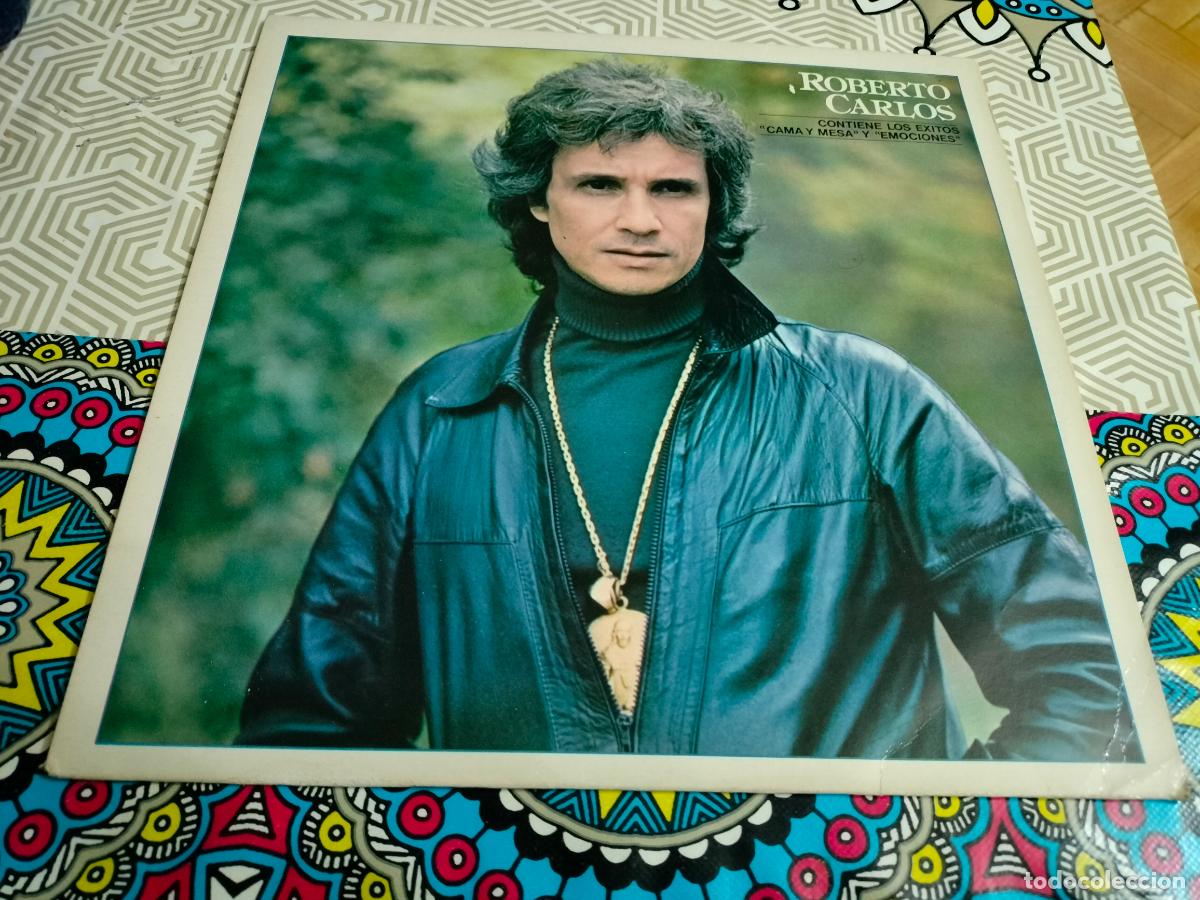 Discos de vinilo: VINILO LP ROBERTO CARLOS CAMA Y MESA Y EMOCIONES 1981 BUEN ESTADO VER FOTOS