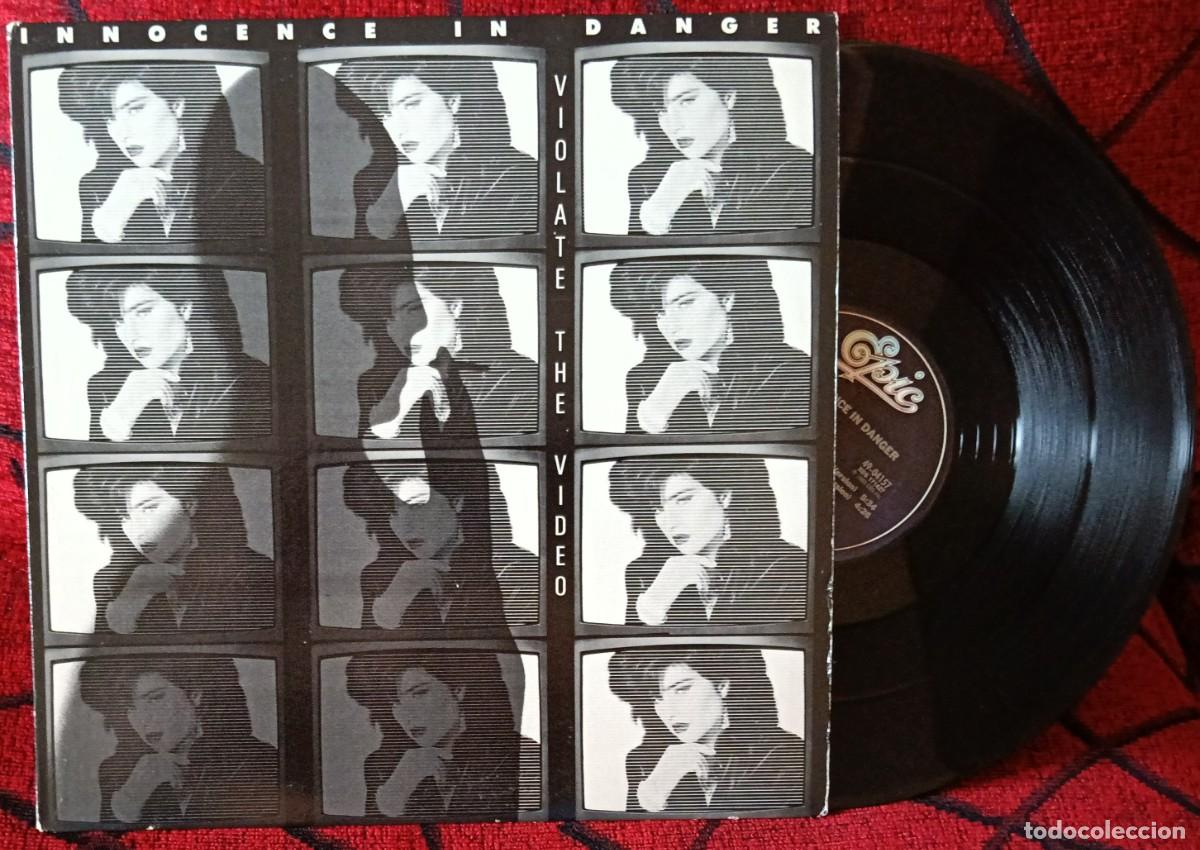 Discos de vinilo: INNOCENCE IN DANGER ** Violate The Video ** MAXI SINGLE VINILO 1983 USA