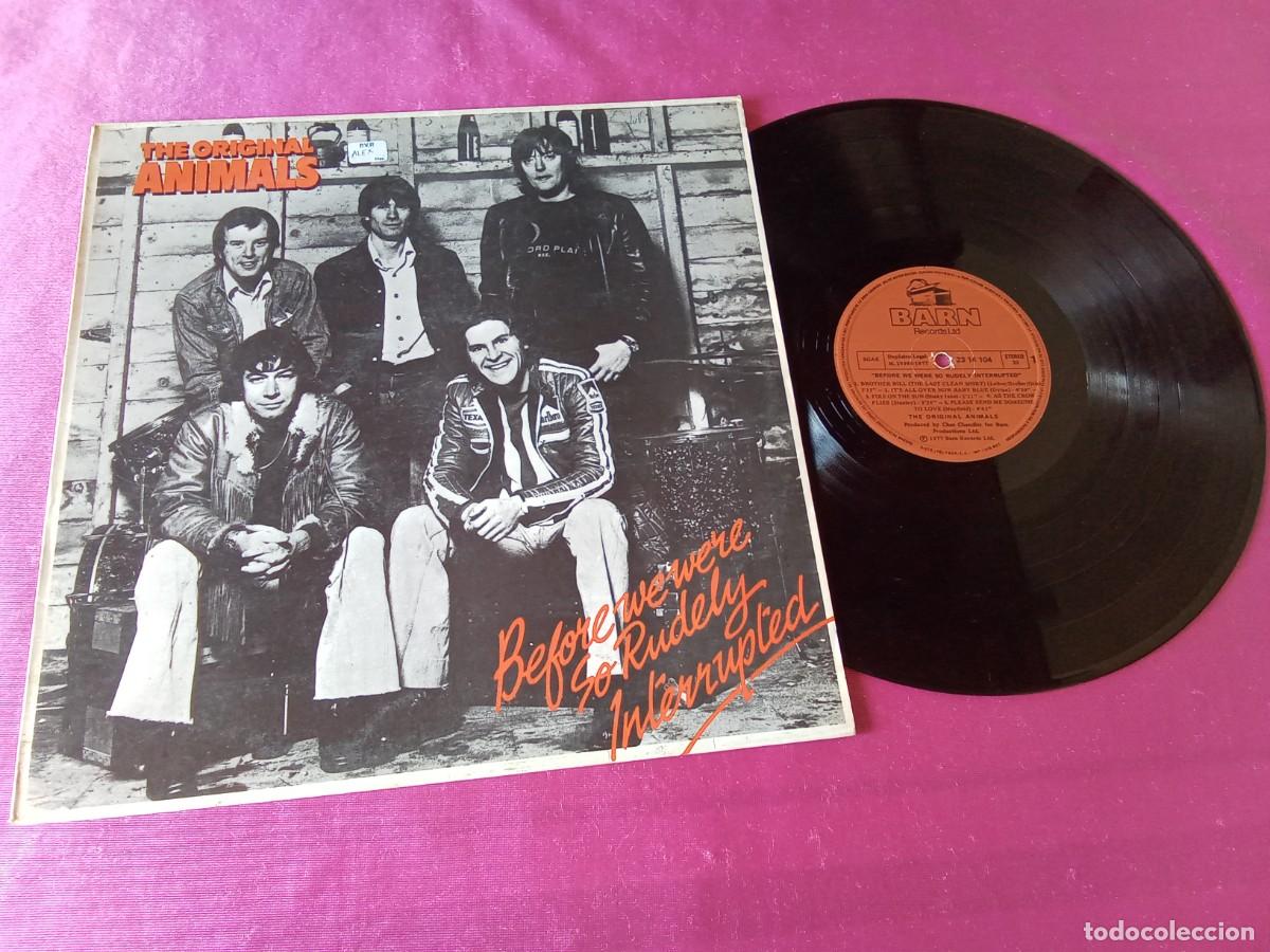 Discos de vinilo: THE ORIGINAL ANIMALS BEFORE WE WERE SO RUDELY 1977 LP L32 4 1