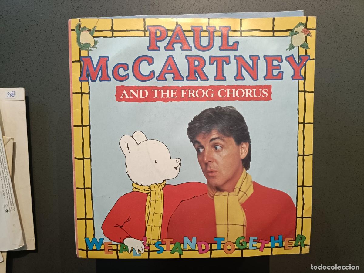 Discos de vinilo: Paul McCartney And The Forg Chorus - We all stand together - Single sello Parlophone 1984
