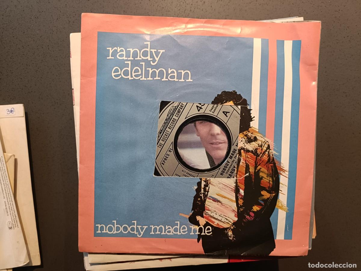 Discos de vinilo: Randy Edelman - Nobody Made Me / Is Mr. Edelman Home - Single The Rocket Record Company 1982