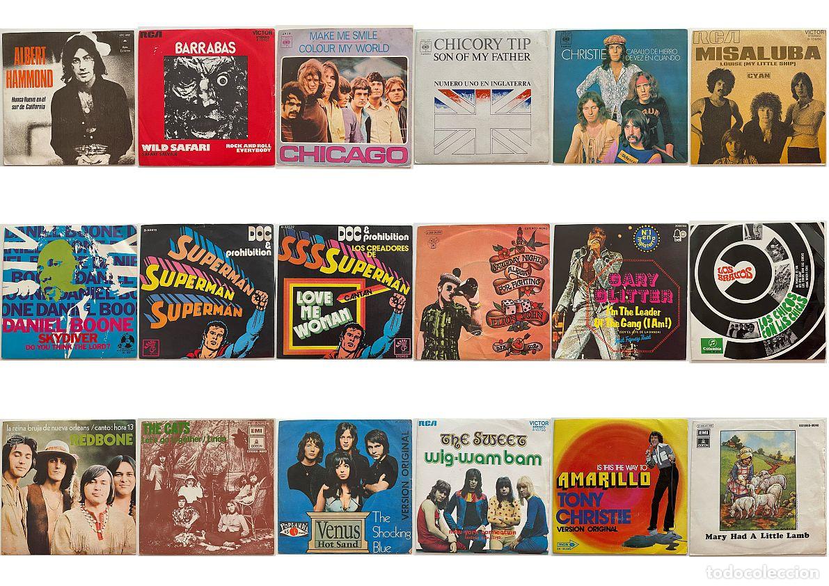 Dischi in vinile: Lote 18 Singles Pop Rock