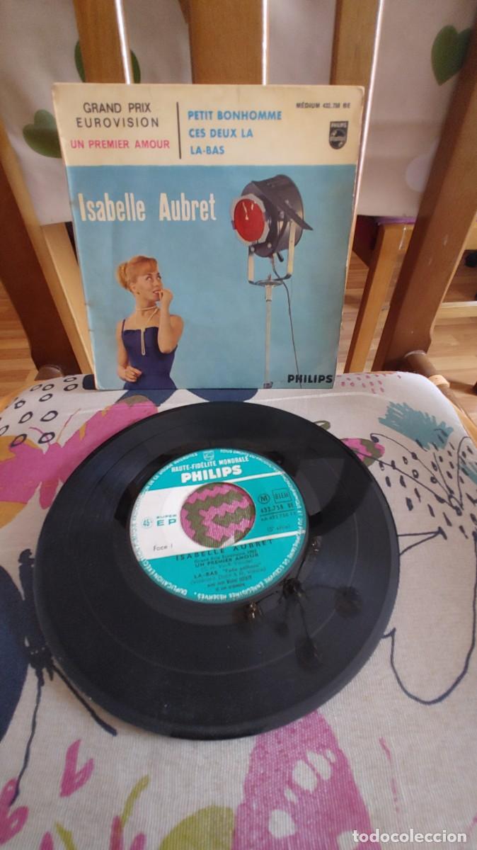 Discos de vinilo: ISABELLE AUBRET-EP UN PREMIER AMOUR +3-EUROVISION