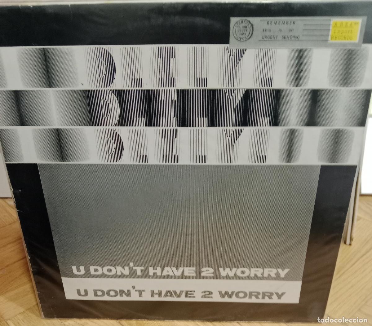 Discos de vinilo: D.I.Y. &ndash; U Don't Have 2 Worry Maxi Belgica 1989