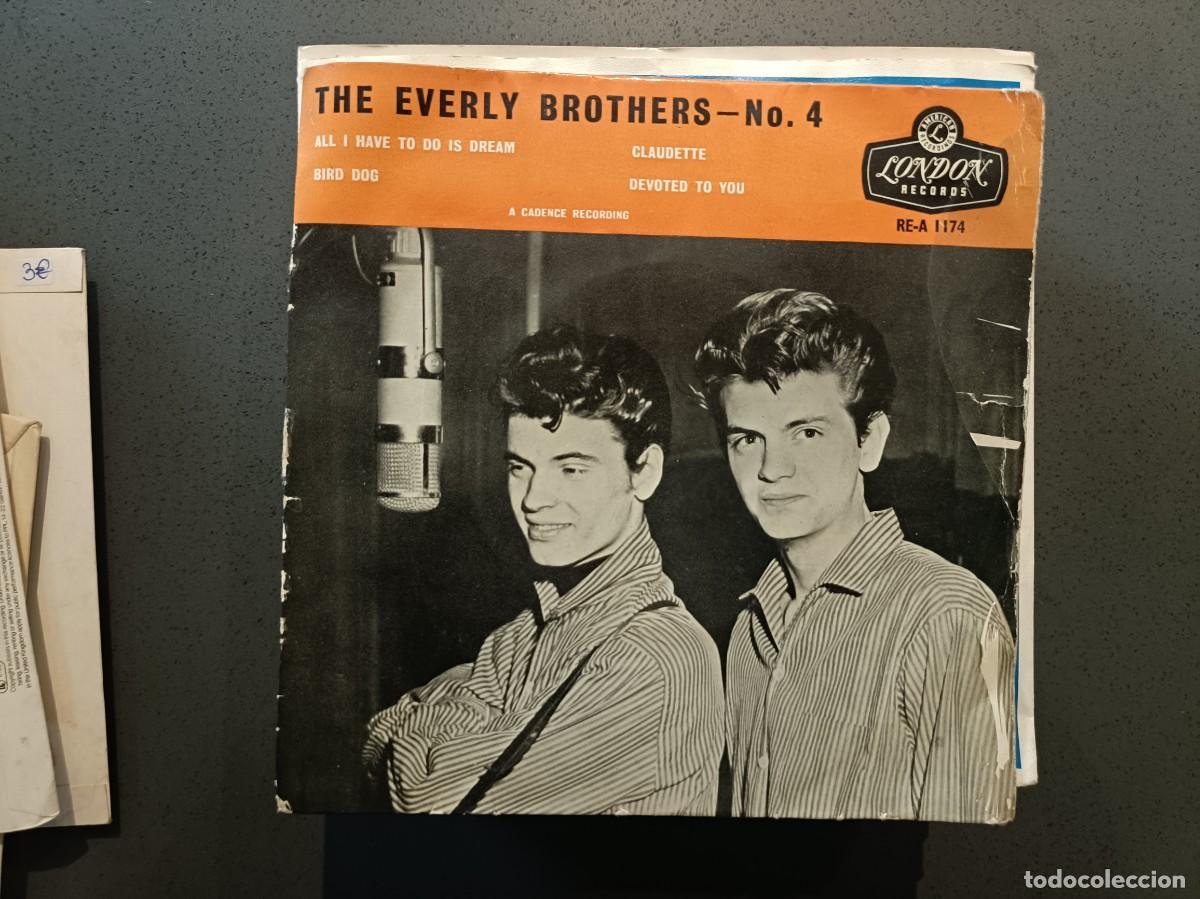 Discos de vinilo: The Everly Brothers - n&ordm; 4 - All I Have To Do Is Dream / Bird Dog / ... - EP. London Records 1958