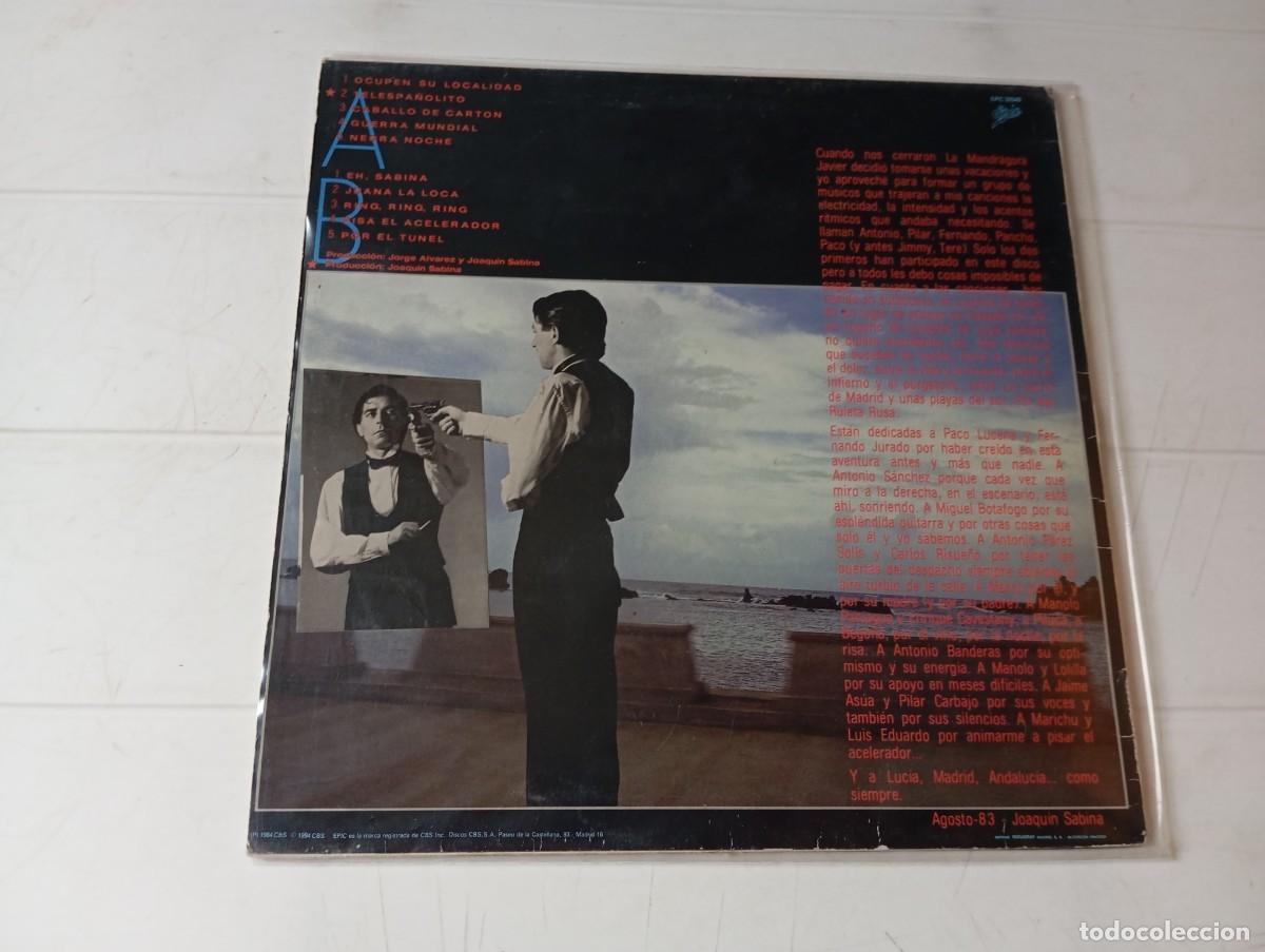 Discos de vinilo: LP JOAQUIN SABINA - RULETA RUSA - Foto 2
