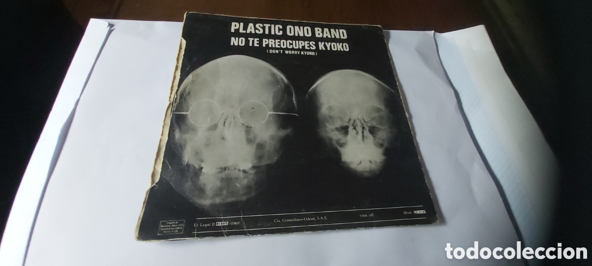 Discos de vinilo: SINGLE PLASTIC ONO BAND. LENNOM Y ONO. 1969 - Foto 2