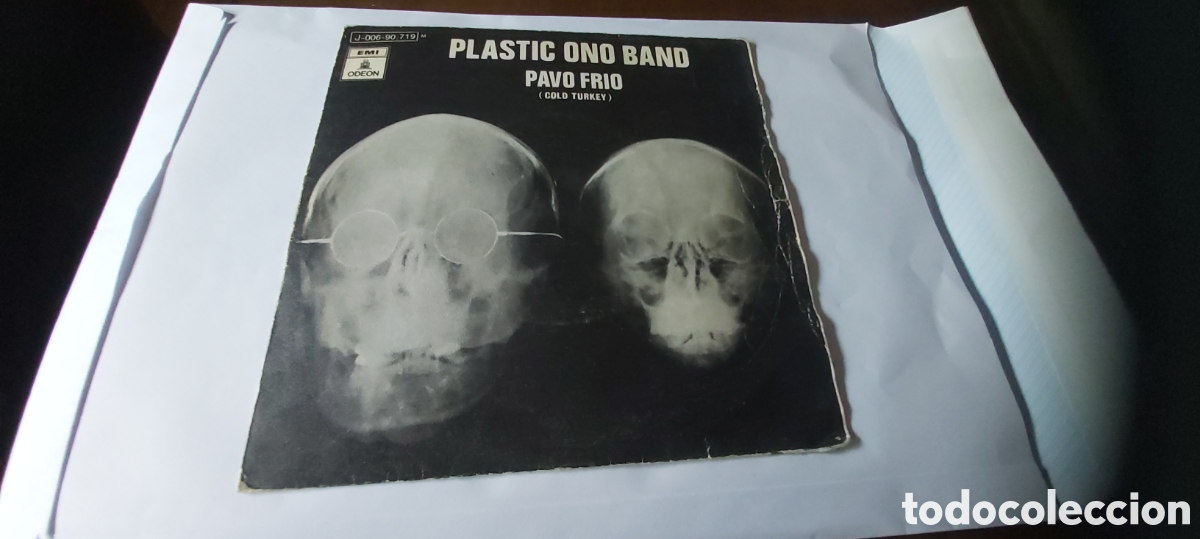 Discos de vinilo: SINGLE PLASTIC ONO BAND. LENNOM Y ONO. 1969