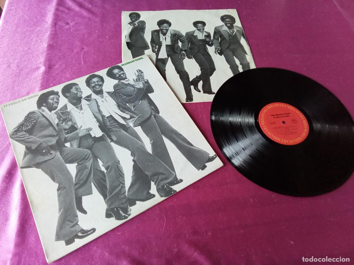 Discos de vinilo: THE MANHATTAN S IT FEELS SO GOOD 1977 LP L32 4 1